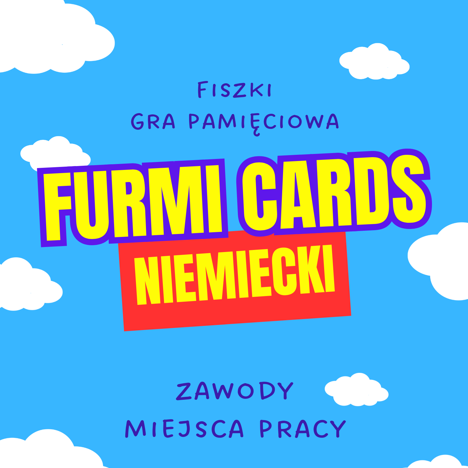 Karty memory do gry pamięciowej w języku niemieckim